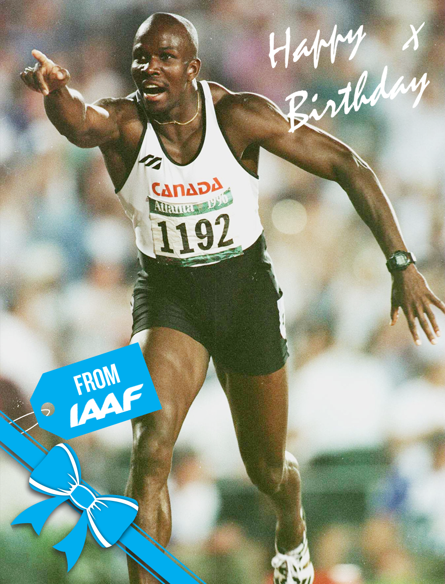  Happy birthday to three-time world champion and two-time Olympic champion Donovan Bailey 