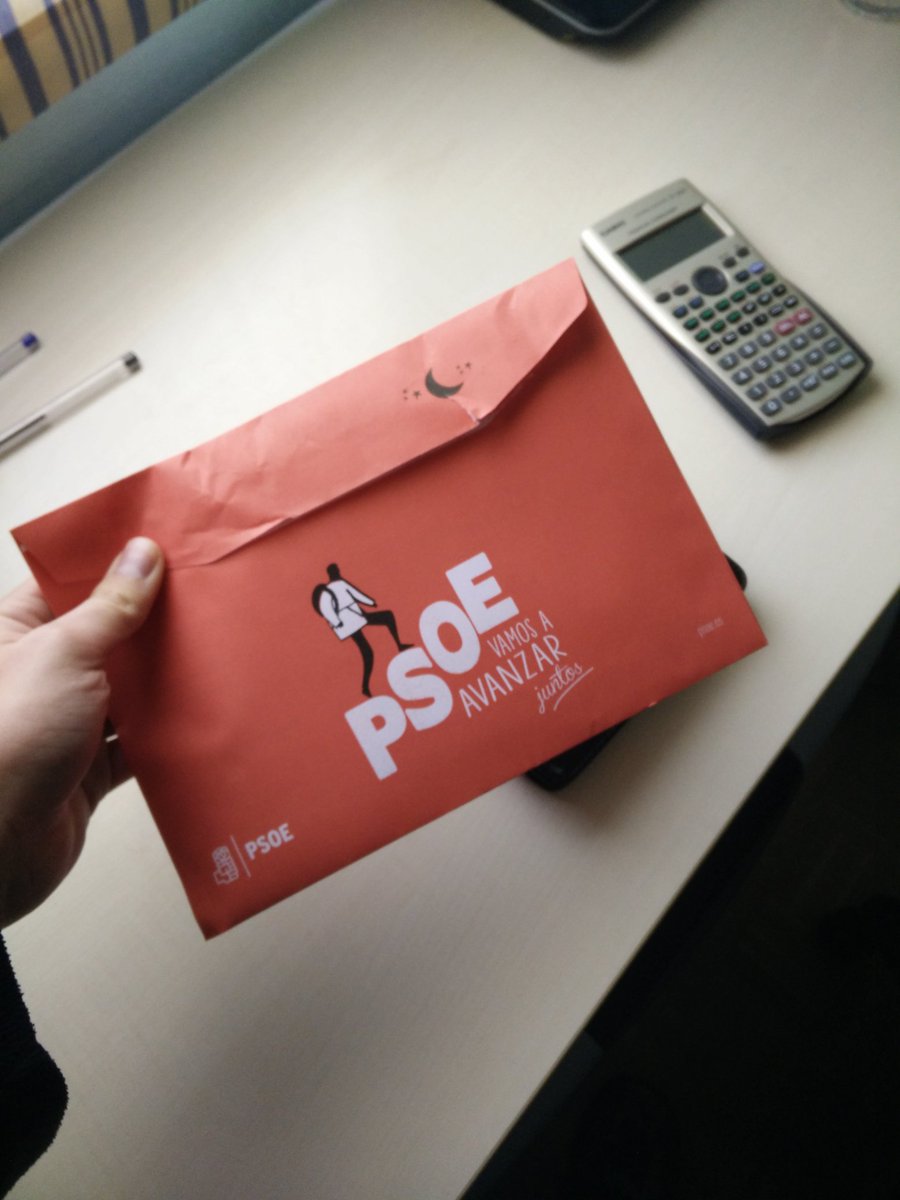 Albers0's tweet photo. Con el voto sel Psoe te viene también una carta de una vecina de Valladolid #EleccionesGenerales2015 https://t.co/kSZCpgSn4D