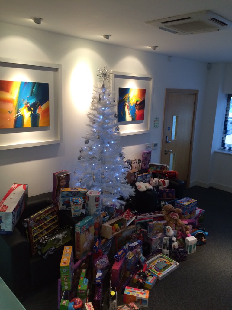 We got all these presents for local children at Christmas! Give back to those who need when we are so fortunate.