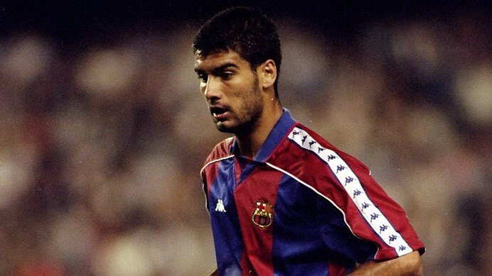 BayernHome's tweet photo. ON THIS DAY: In 1990, Pep Guardiola made his Barcelona debut &amp; went onto become a first-team regular at 20-yrs old. https://t.co/uHi5QABNe6