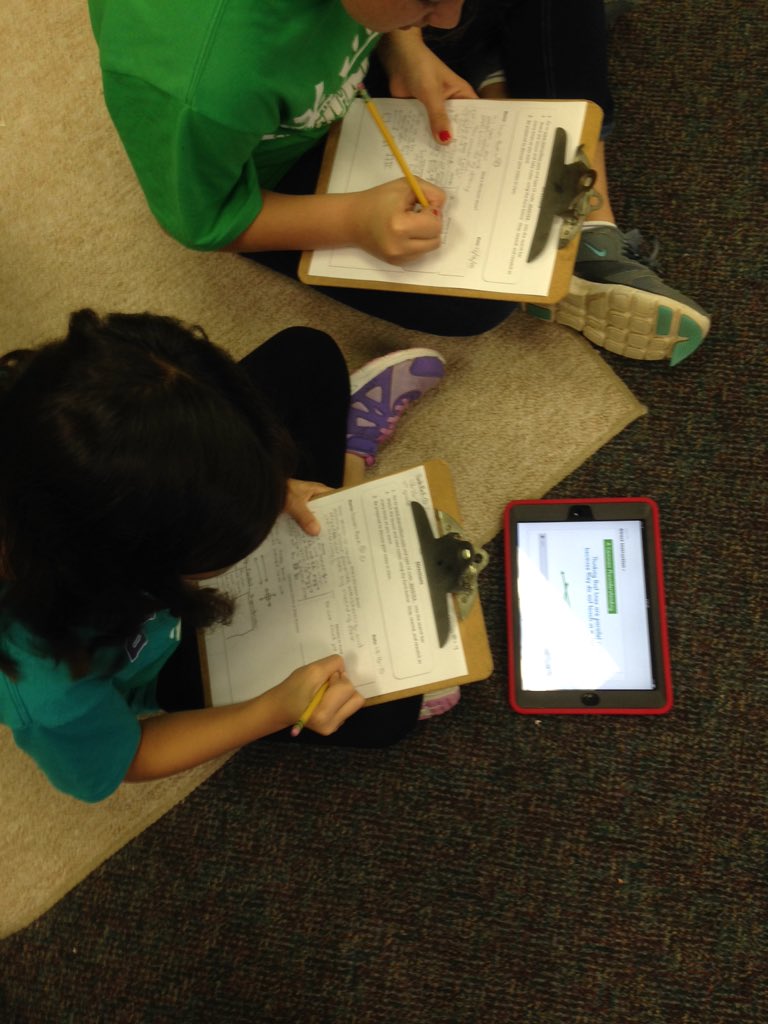 MrsBrem's tweet photo. Ss use @LearnZillion to self-pace their learning about parallel, perpendicular &amp; intersecting lines. #math4G1 https://t.co/oRn8atuM0h