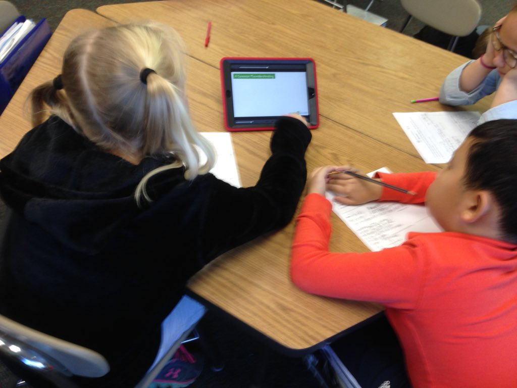 MrsBrem's tweet photo. Ss use @LearnZillion to self-pace their learning about parallel, perpendicular &amp; intersecting lines. #math4G1 https://t.co/oRn8atuM0h