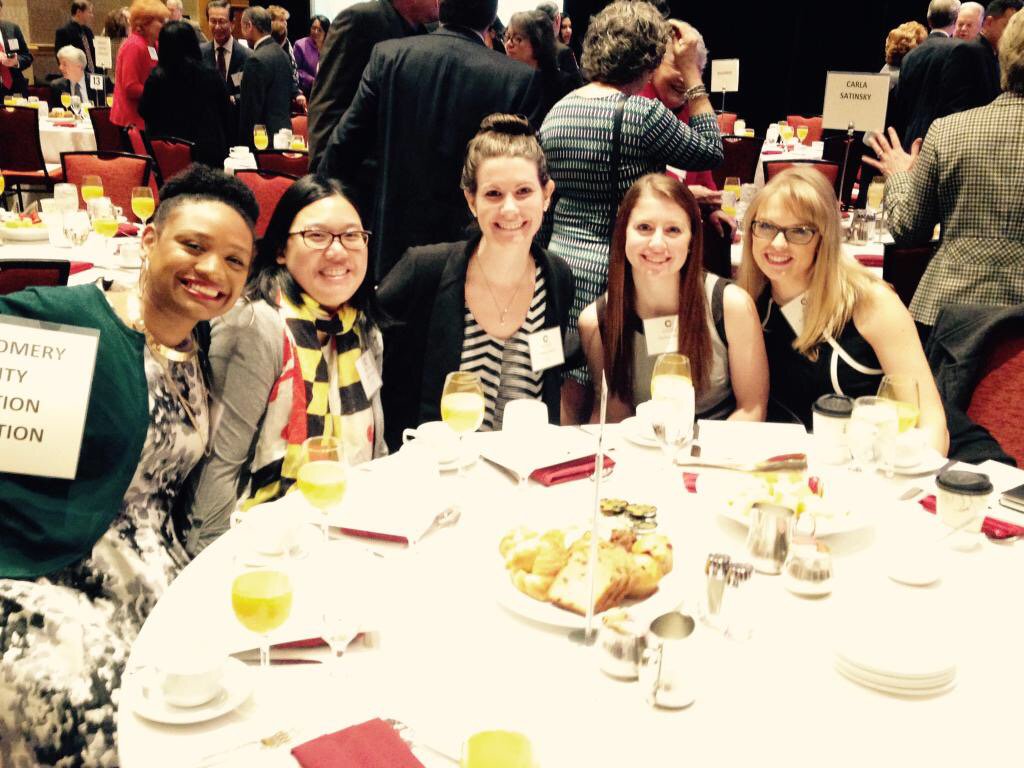 BCCtech's tweet photo. #MCEA #ECLF members at the Committee for Montgomery Legislative Breakfast! @mceaprez @mceanea #CfMbreakfast2015 https://t.co/r5iCFwmn9m