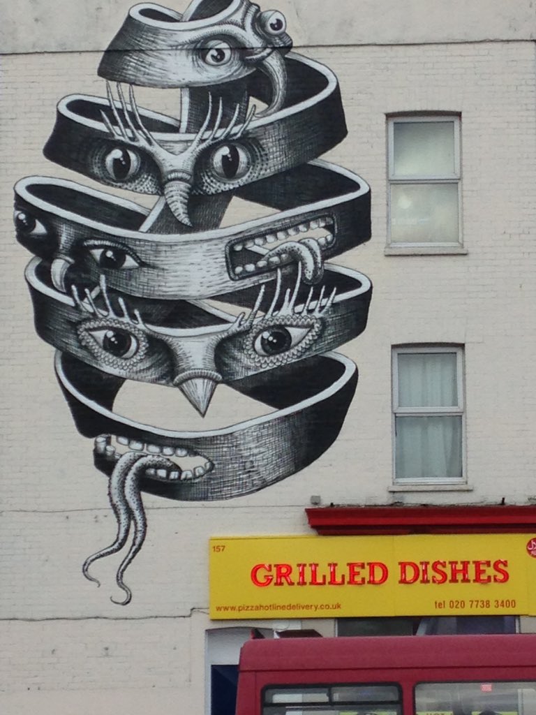 #whatsgoingon #streetart #herenehill #phlegm