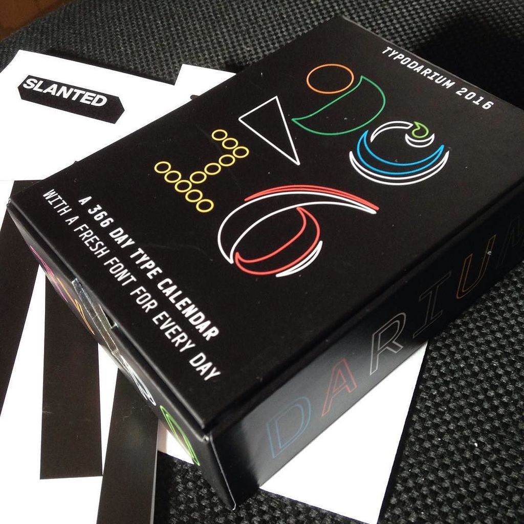 Ser un listillo tiene a veces su recompensa. Gracias @slanted_publishers y <a href="/typomad/">Typomad</a> #typod… ift.tt/1O8p2cf