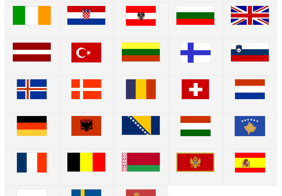 Flags of Europe Quiz  Geography Learning Game