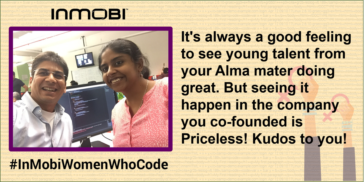 mohitsax's tweet photo. Meet Anshul
#InMobiWomenWhoCode @InMobi @InMobiTech @InMobiCareers https://t.co/uxzBGNECig