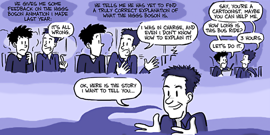 ATLASexperiment's tweet image. Open the 16th door of #ATLASAdvent and discover the Higgs boson with @PHDcomics! phdcomics.com/comics/archive…