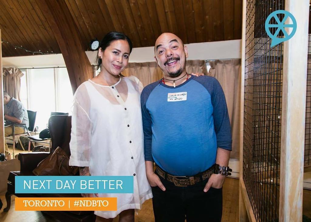 NextDayBetter's tweet photo. Moments from @nextDayBetter + Toronto. Follow #ndbTO speaker and entrepreneur: @caromango … https://t.co/umJZhuaef1 https://t.co/nXjHZzxlx6