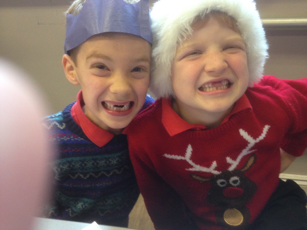 YopeyCharity's tweet image. Guess what they want for #Christmas? #2frontteeth