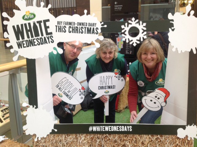 ArlaFoodsUK's tweet image. Have you spotted Arla farmers at @StDavidsCardiff today... #whitewednesdays