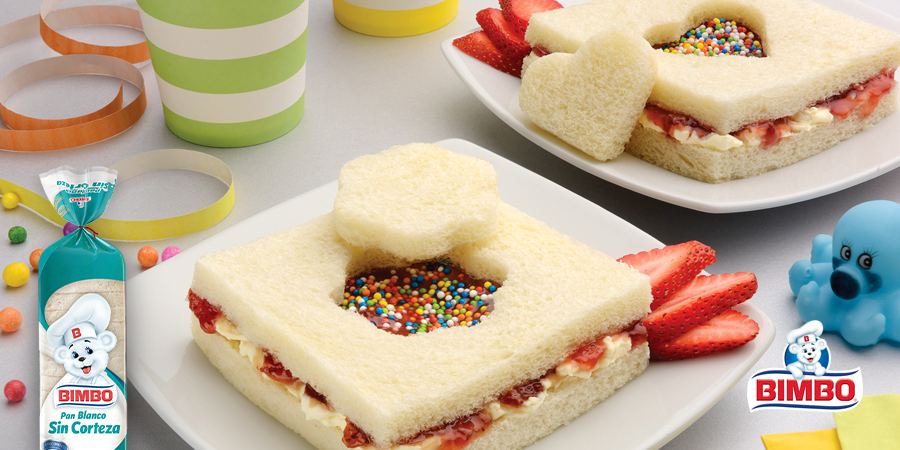 Prepara hoy un sándwich sorpresa con grajea de colores. Ingresa en: goo.gl/kgtDLo.