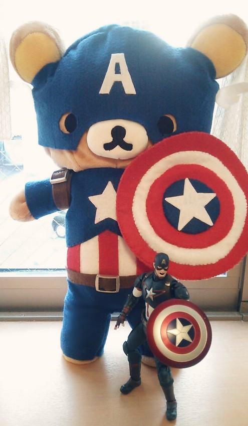 amcm_tamao's tweet photo. 随分前にプレゼントで貰ったリラックマにキャップの服作ってあげた！！裁縫超苦手だけど地味に作るの楽しかったや自己満足♡♡素人クオリティだからしっかり見ないでね♡♡ https://t.co/hCZswkk3qI