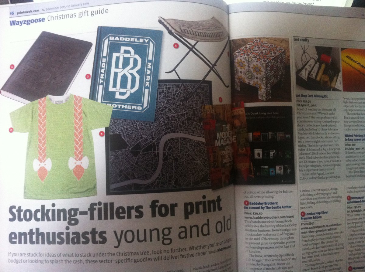 printweek's tweet image. Print-related objects of desire in our annual Christmas Gift Guide. bit.ly/1RoskZ8
