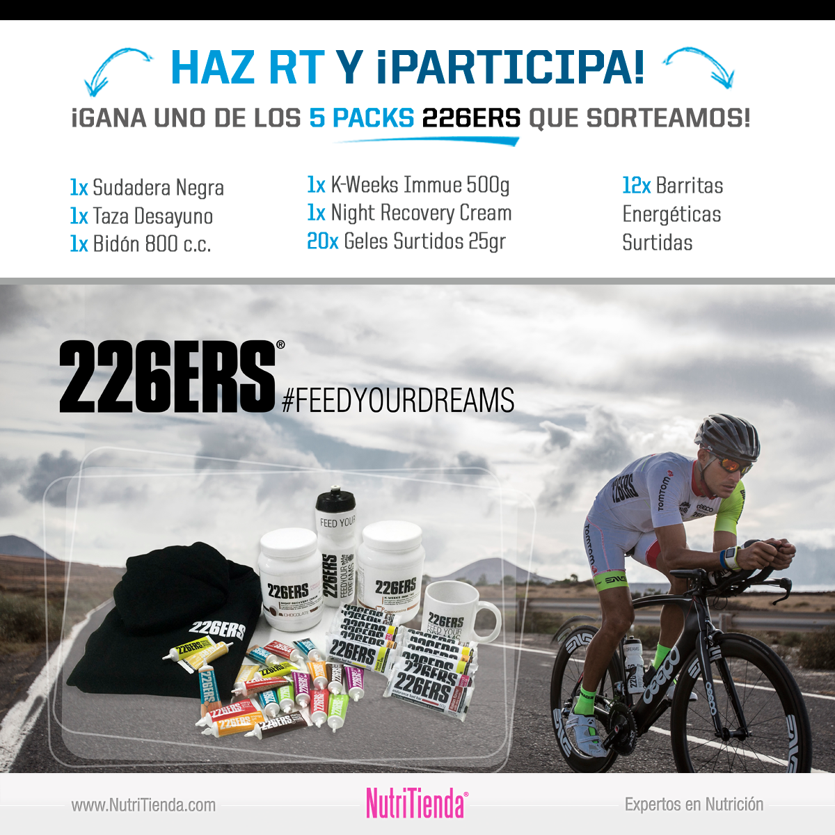 NutriTienda's tweet photo. Si eres seguidor de @NutriTienda y RT este Tweet, puedes ganar 👉 UNO DE ESTOS PACKS :-) 👈 https://t.co/Y7bu1fhR2r
