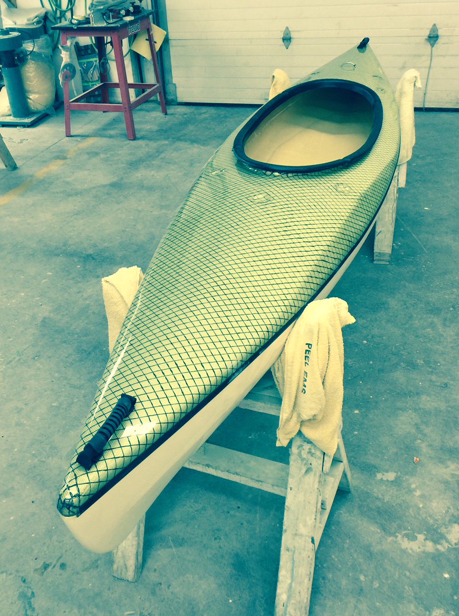 Swift_Canoe's tweet photo. Finalizing more new designs and colours for 2016. #Swift2016 #kayak #newdesigns #carbonfiberiscoming https://t.co/acEtYeUHYb