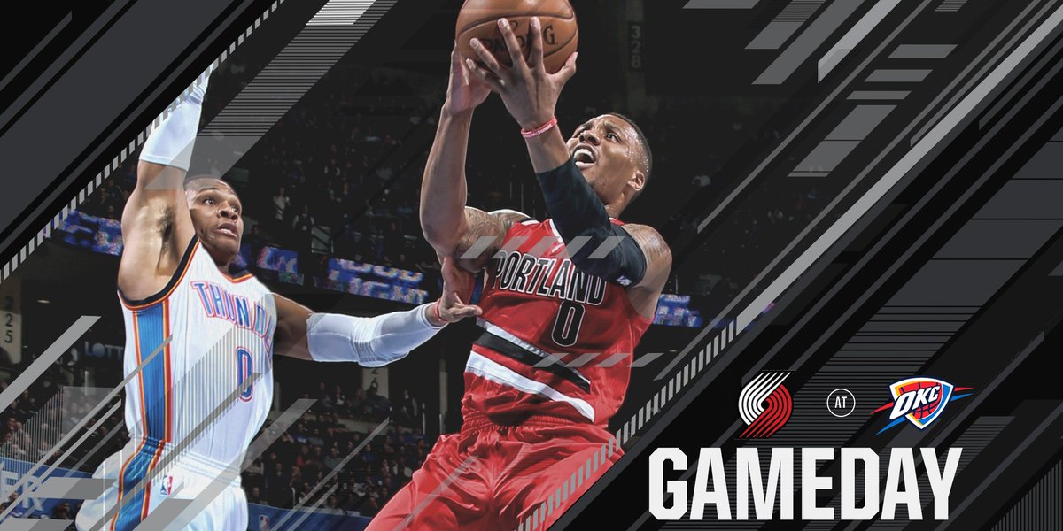 trailblazers's tweet image. The five-game roadie begins tonight!

⏰: 5 pm
📺: KGW
📍: OKC
#PORatOKC 

*Game Day Hub is under construction rn 🚧