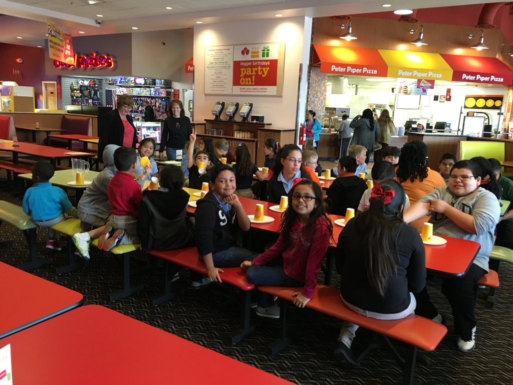 CobbElem's tweet photo. Top sellers from our fundraiser celebrated today with a ride on the party bus, pizza and games at Pistol Pets's https://t.co/bbKAJMZDc4