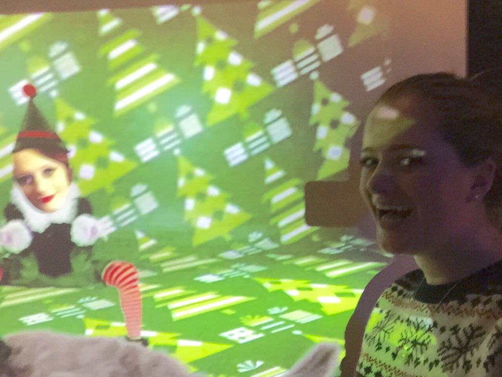 clairemathieson's tweet photo. Terrified of my own Elfie Selfie @NewsUK_SalesSco #jumperfun https://t.co/WqCQn9NUE5