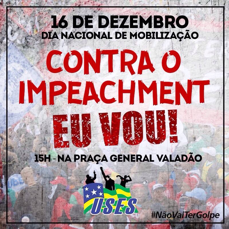 USES_Oficial's tweet photo. #EsseImpeachmentÉGolpe https://t.co/iZdYdgWC8V