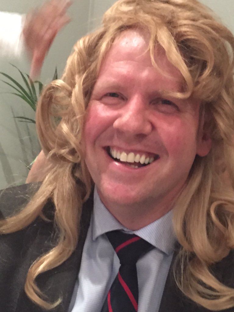 Tayana83's tweet photo. It's @PRCA_UK Christmas party and @harderworking is letting his hair down https://t.co/dndPNdJpqT