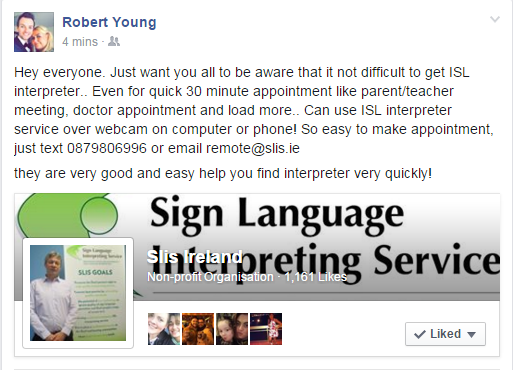SLIS_IRIS's tweet photo. Big thanks to Robert Young for spreading awareness of our services :) https://t.co/89s0rC9TcM