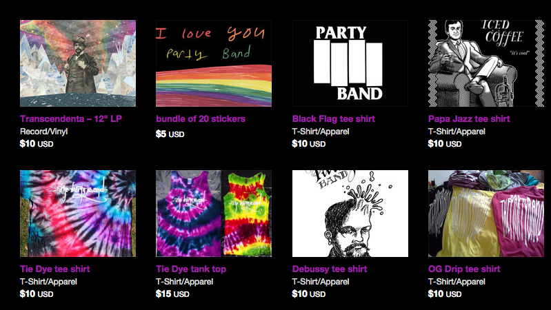 Party Sale at our merch store! partybandlowell.wordpress.com/2015/12/16/par…