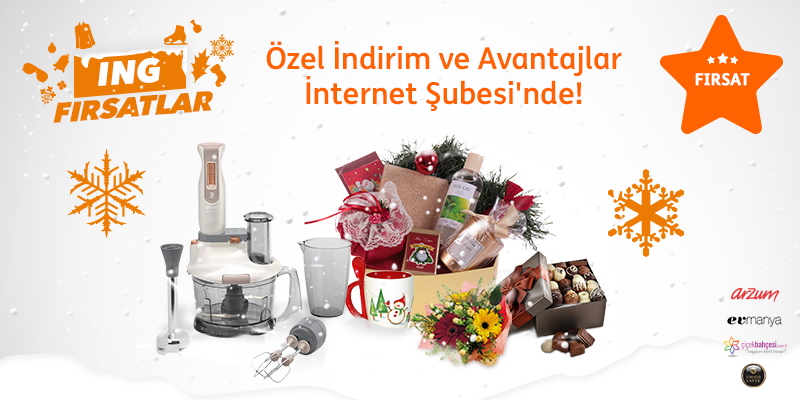 ingturkiye's tweet photo. İnternet Şubesi'ndeki yeni yıl heyecanınızı taçlandıracak indirimlere göz attınız mı? https://t.co/4DzdOEkPCX https://t.co/D5hBQNb8Gs