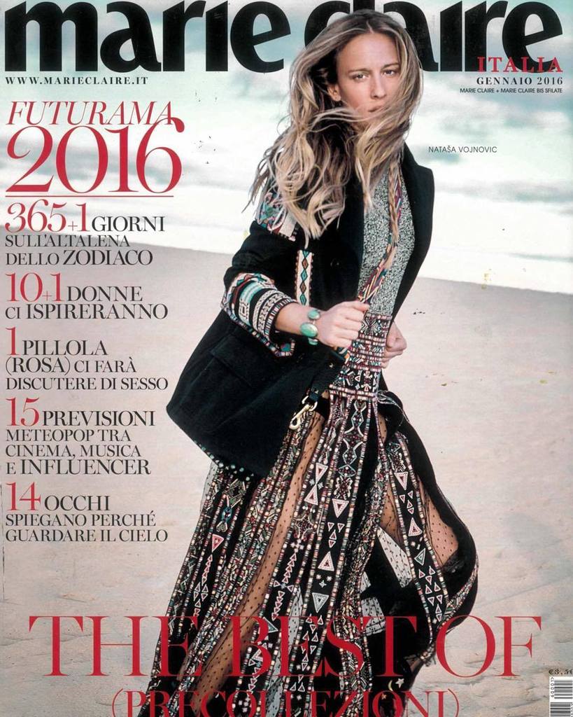 A bohemian mood by Natasa Vojnovic in a #Spring2016 total embroidered look for the Juanuary cover of @marieclaireit…