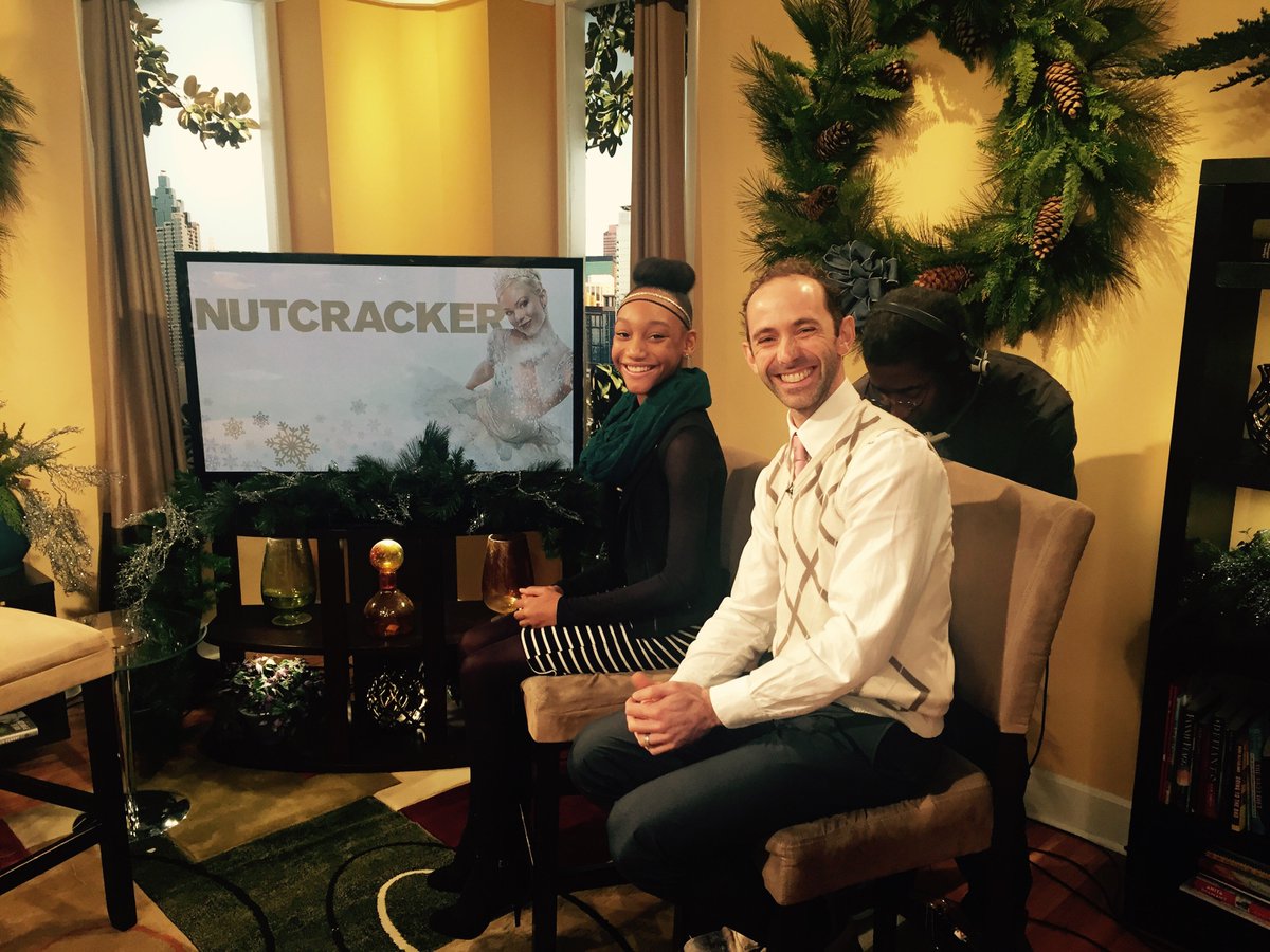 AtlantaBalletPR's tweet photo. On set and ready to go! @atlantaballet on today’s @11AliveNews #AtlandCompany! #nutcrackeratl https://t.co/1VwXoKJEN6