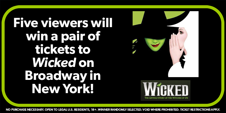 TheView's tweet photo. Enter for a chance to win @WICKED_Musical tickets by tweeting #ViewSweepstakes by 12AM ET! https://t.co/BfdVSS7oQ1 https://t.co/Kg3kOMgTjr