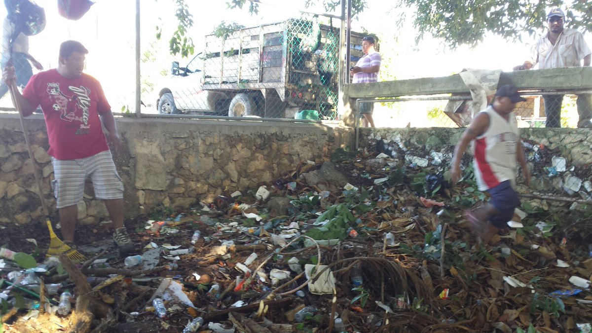 ServiciosPubSOL's tweet photo. Limpieza de cenote calle 64 entre av. 10 y 15 col. Colosio. @GobSolidaridad @MauricioGongora @NoelCrespoPlaya https://t.co/JRW85mqDZt