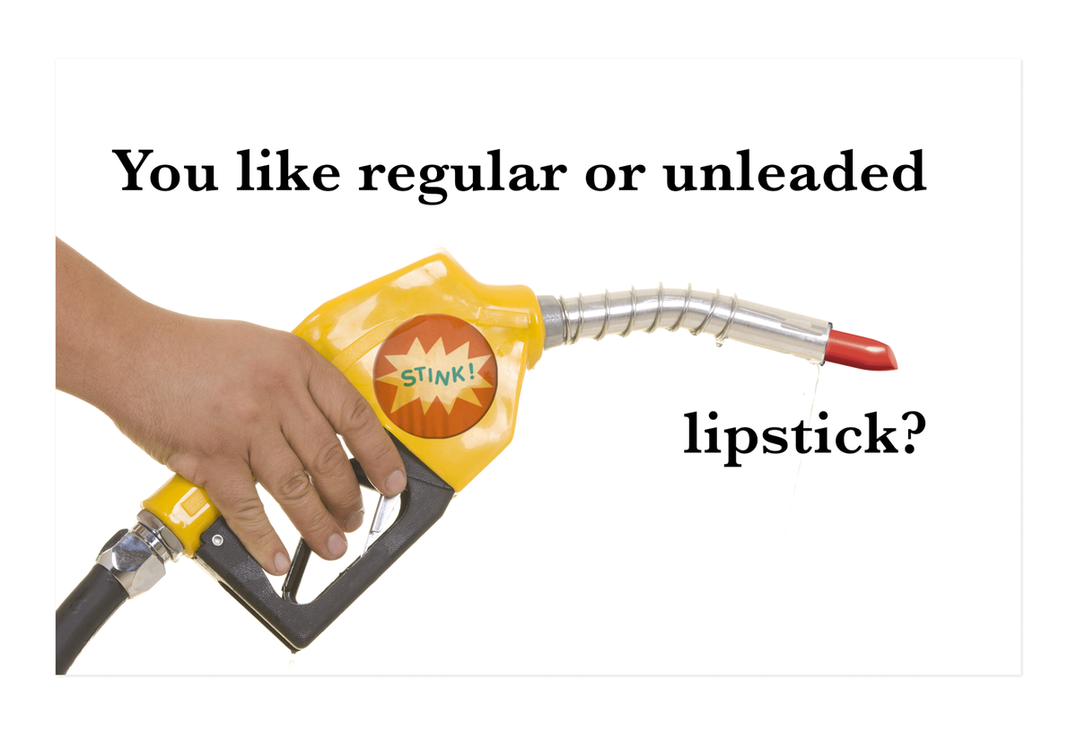StinkMovie's tweet photo. You like your lipstick regular or unleaded? https://t.co/CdpmNqqouw #SecretsStink #SafeCosmetics #Lipstick #Lead https://t.co/rVx91KfruW