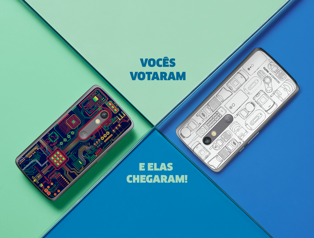 MotorolaBR's tweet photo. Corre! Só nos quiosques Motorola você garante o Moto X Play com uma dessas capinhas lindas e exclusivas! ໒( ♥ ◡ ♥ )७ https://t.co/xqWcfVV73X