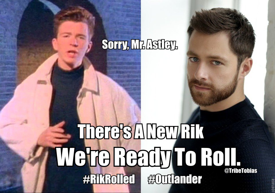 TribeTobias's tweet photo. I can't seem to stop myself. #RikRolled #RankinMemes #Outlander #RikIsRoger https://t.co/NAMJuahuYO