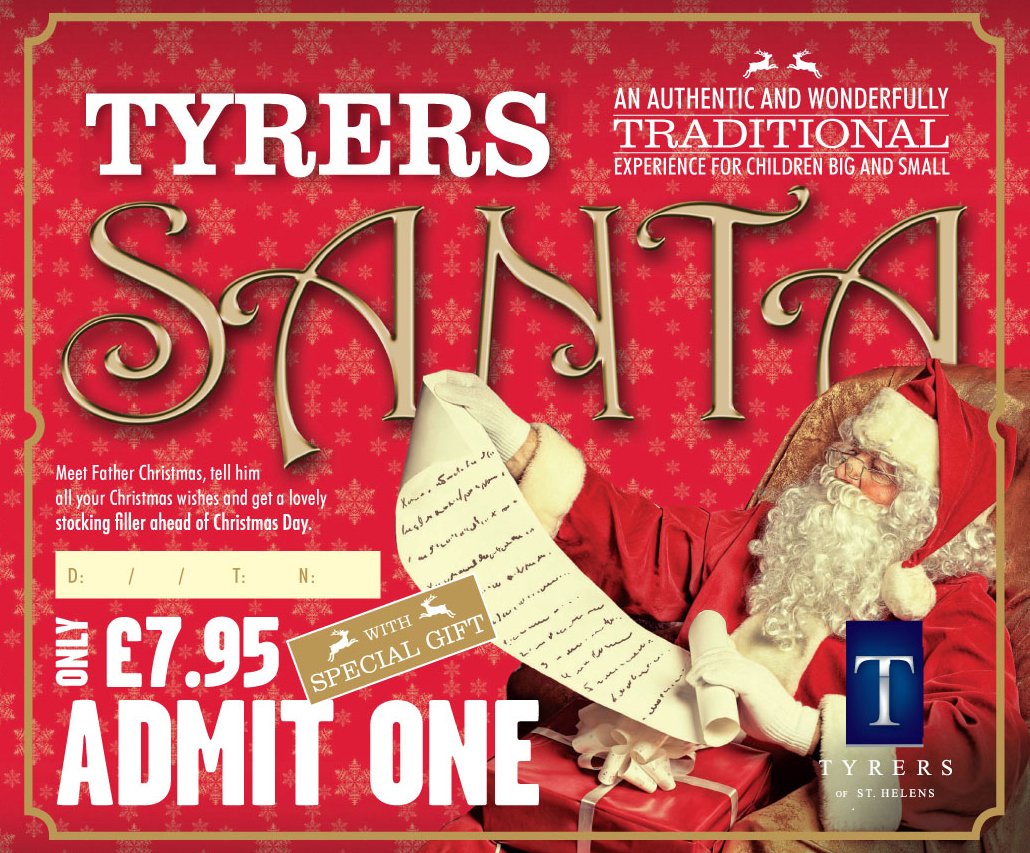 TyrersStHelens's tweet photo. Have you booked Grotto tickets yet? Limited spaces available!  The final visit will be on the 23rd December. https://t.co/De3azgiH6V