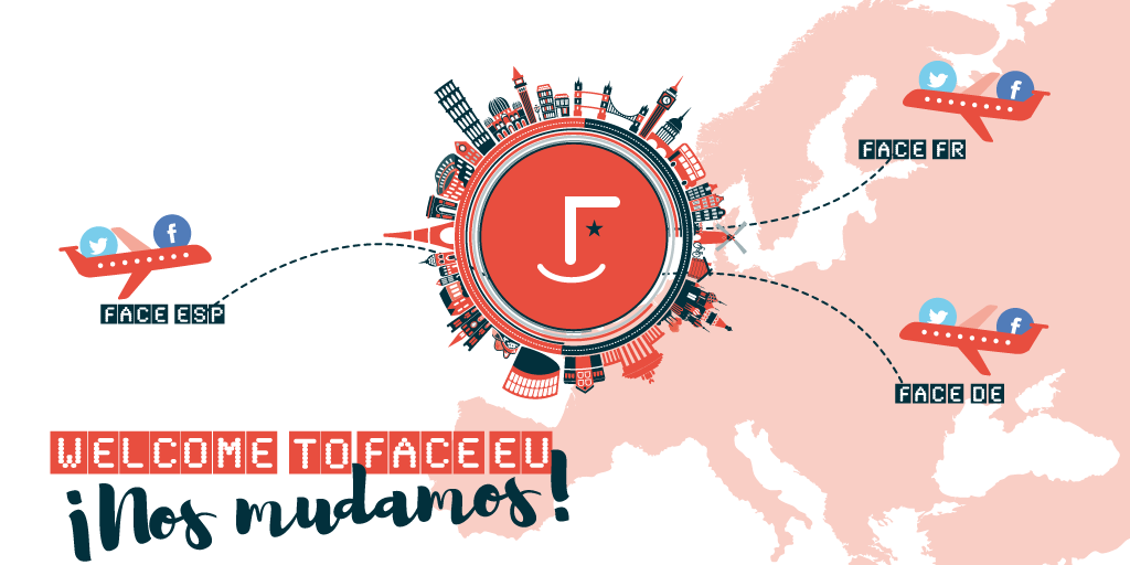 FACE_esp's tweet photo. Ahora puedes seguir todos nuestros contenidos; entrevistas, noticias, artículos, web serie desde la cuenta FACE_eu https://t.co/ULLvM6gqZY