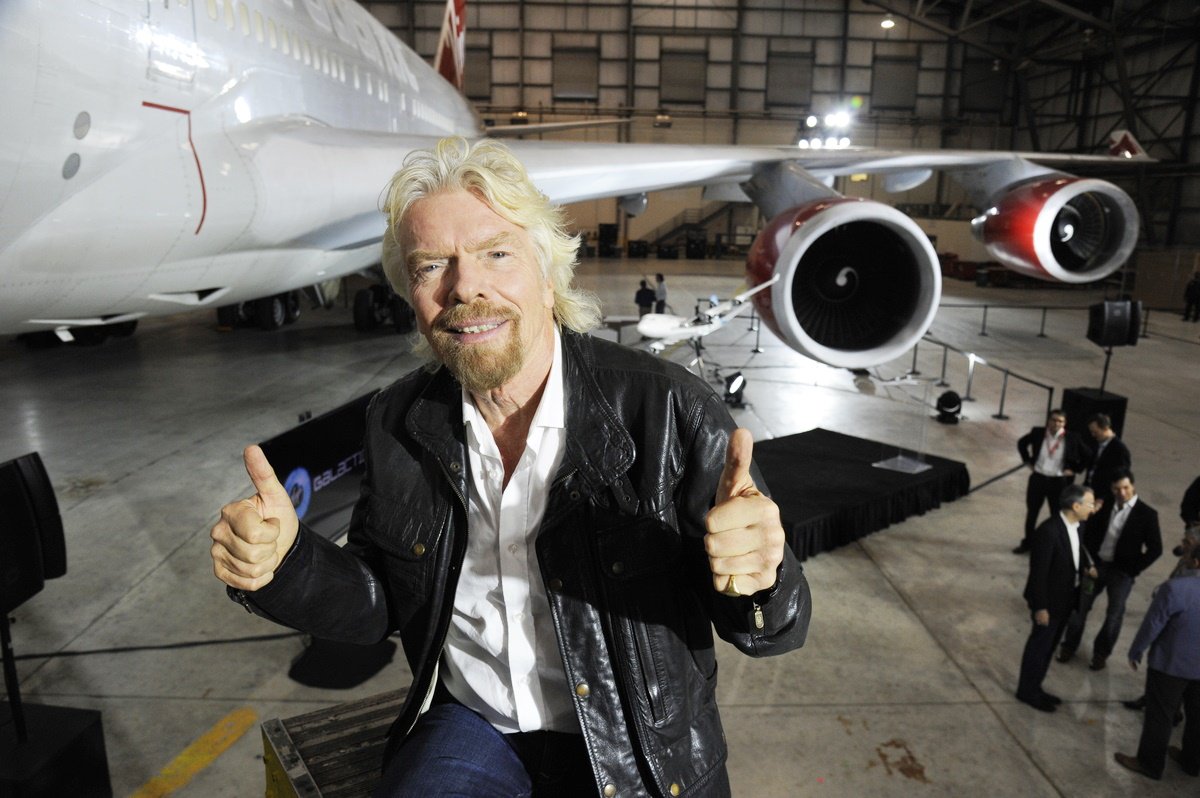 Richard Branson tweet media