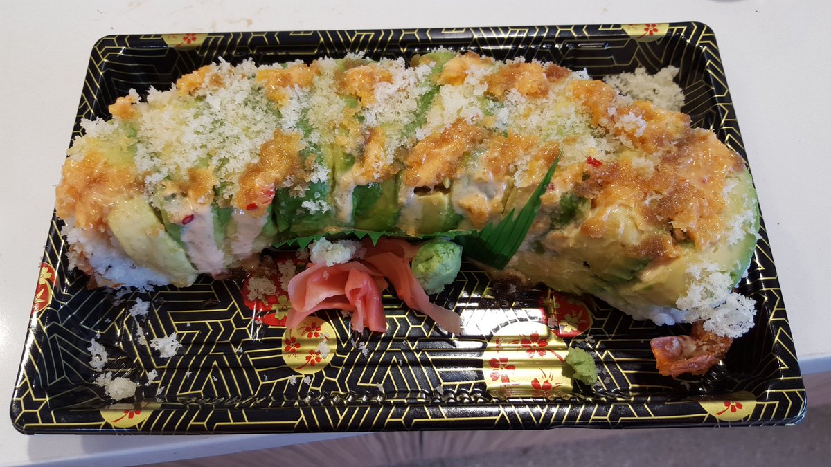 BlueCamelCafe's tweet image. We have Sushi. Treat yourself  you deserve it. Just delivered from Jasmine Thai @ConnCollegeLive