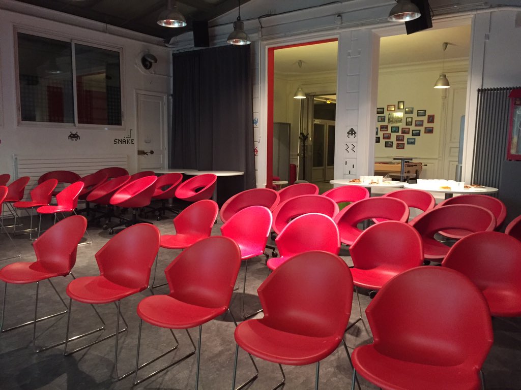 e_lalami's tweet image. Tout est en place pour accueillir le 1er #meetup #AgileTestingParis avec @jamesmarcusbach #Agile #Testing