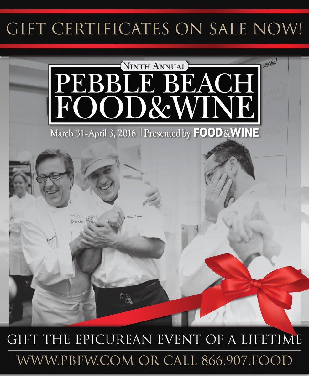 #Gift the Epicurean Event of a Lifetime! #CallingAllFoodies #PBFW16