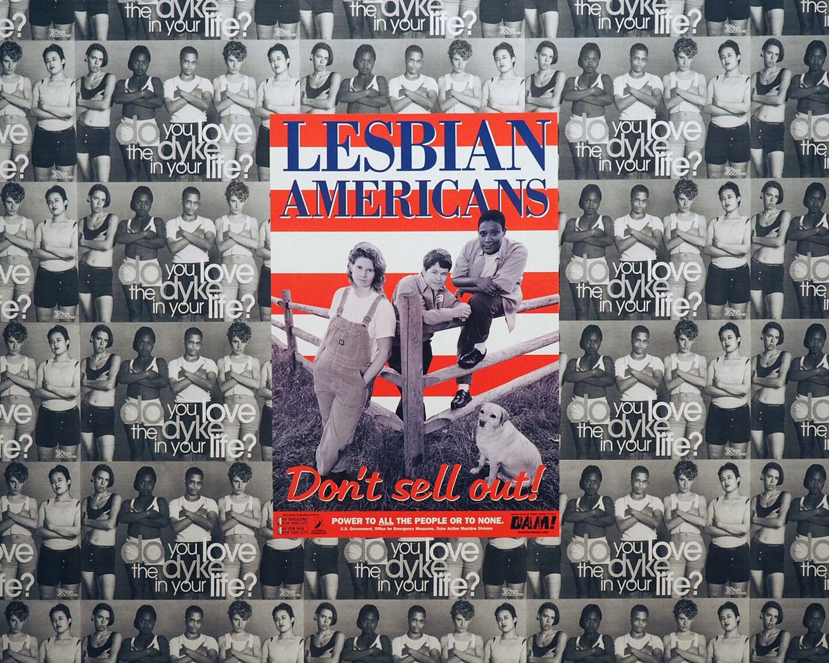 brooklynmuseum's tweet photo. #DykeActionMachine! inserted images of lesbians into mainstream visual culture. https://t.co/43zHAEJSLE #agitpropbkm https://t.co/PX4CjVAN5A