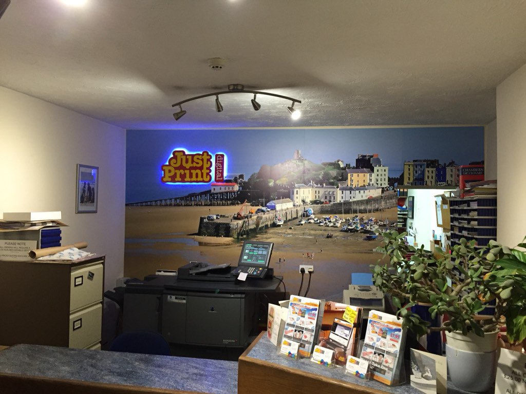 JustPrint_UK's tweet photo. Our new wall graphic in reception https://t.co/gcFeZWcjgo