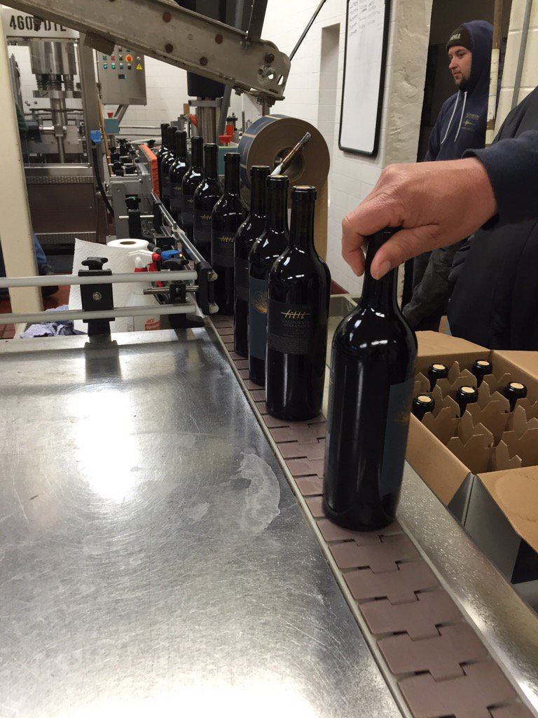 tilthwines's tweet photo. Wine is in the bottle!  #California #zinfandel https://t.co/0V22c4e9J6