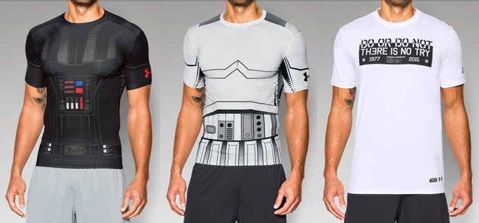 Martin_Design's tweet image. Interesting move by @UnderArmour teaming up with  the #StarWars movie.  #Partnership #Marketing #apparel