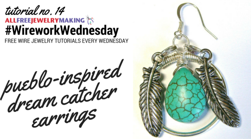 AFJewelryMaking's tweet photo. Pueblo-Inspired Dream Catcher Earrings #WireworkWednesday https://t.co/HDmkgR4OVa https://t.co/DpUnRMWcst