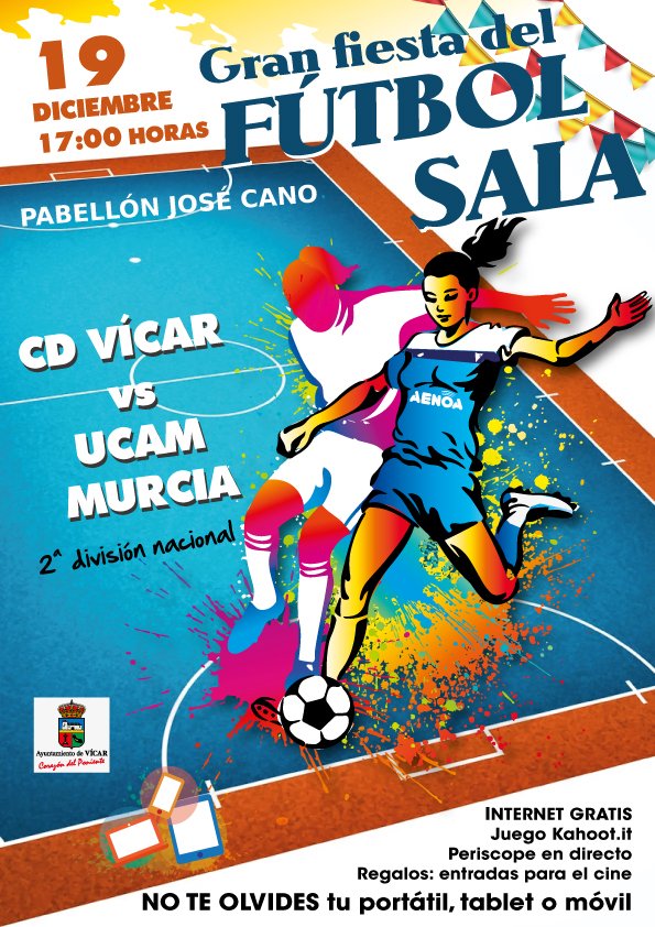 AenoaFormacion's tweet photo. El próximo 19 de diciembre es la Gran Fiesta del Fútbol Sala...ANÍMATE! https://t.co/hcbA6A0IeS