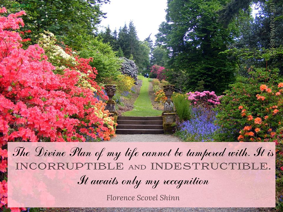 FSSNewThought's tweet photo. The #DivinePlan of my life cannot be tampered with... #FlorenceScovelShinn #spiritual #faith #destiny #affrmations https://t.co/O7F4luq9cy