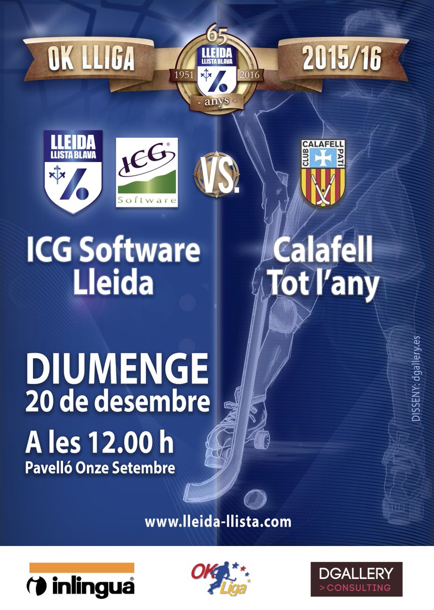 Diumenge....tres punts en joc, en el darrer partit a casa del 2015 i s'han de quedar a casa. Us hi esperem!!!!!