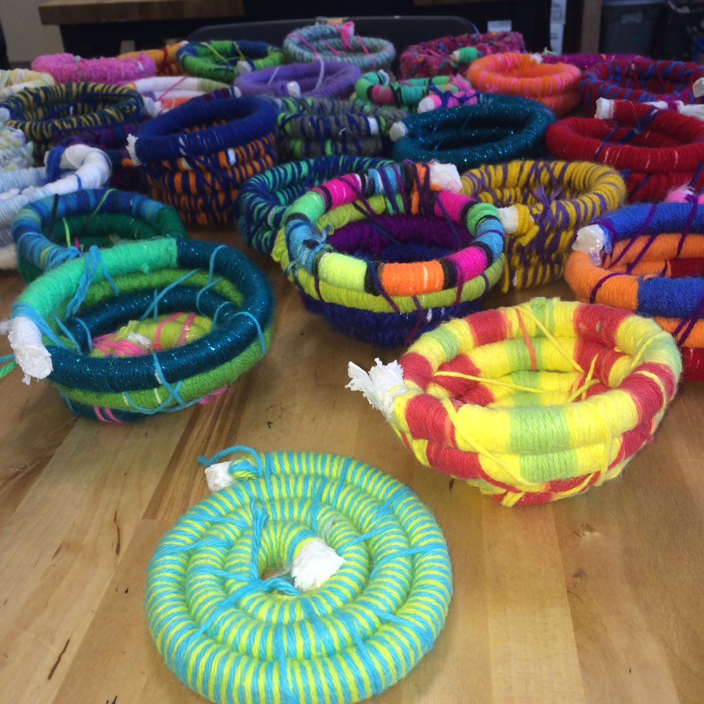 The <a href="/TweetKCS/">KaleidoscopeCharter</a> 3rd grade students have been working so hard on these amazing coil bowls!